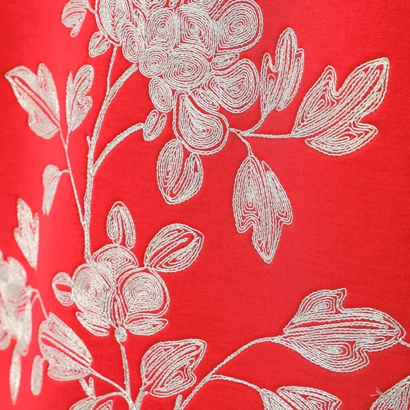 Gucci red viscose jersey  embroidered  sweater S - Picture 5 of 7